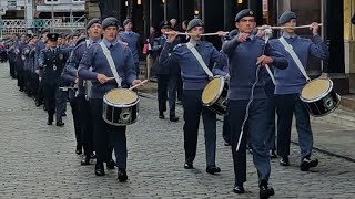 Merseyside Wing Battle Of Britain Parade Chester  150924 [upl. by Herrle]