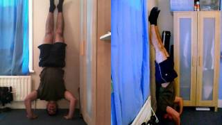 No Audio HSPU Progression  Step 1  Headstandavi [upl. by Jarnagin975]