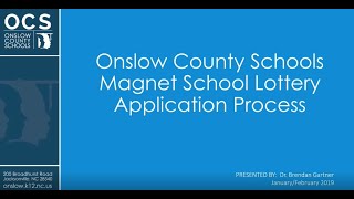 Magnet School Lottery Process [upl. by Intruok]