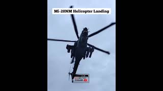 Mi28NM Helicopter Landing In Kursk shorts [upl. by Letram]