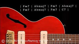 Smooth Jazz POP backing track 80bpm F minor [upl. by Araas]