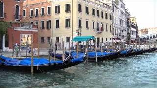 VeniceVenezia Trip Down The Grand Canal On ACTV Vaporetto Water Bus 1 [upl. by Blain]