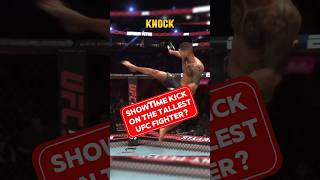 SHOWTIME kick on the Tallest Fighter in UFC History 💪 ufc5ranked ufc5 anthonypettis mma [upl. by Yerok]