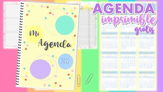 Agenda 2022 imprimible gratis PDF [upl. by Davie]