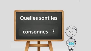 Quelles sont les consonnes [upl. by Kata]