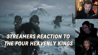 Black Myth Wukong  Streamers Reaction To The Four Heavenly Kings [upl. by Doowron]