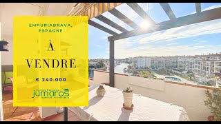 Appartement en vente à Empuriabrava grande terrasse 25m2 et 2 chambres [upl. by Revart]