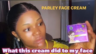 HONEST REVIEW ON PARLEY FACE CREAMWHAT IT DID TO MY FACE parley facecream trending [upl. by Carin]