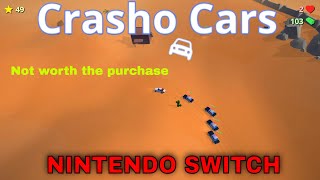 Crasho Cars  Nintendo Switch release  the most nondescript car game ever [upl. by Akisey]