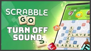 How to Turn Off Sounds on Scrabble GO 2023 [upl. by Assirialc]