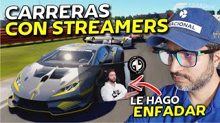 CARRERAS con STREAMERS Profesionales Hago Enfadar a GrimmLegionGaming Forza Motorsport [upl. by Riaj]