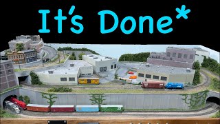 Action Packed N Scale Layout in 2x4 Feet — The Layout is Done [upl. by Zampino]