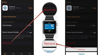 How to remove card from iPhone Apple Pay on Apple Watch [upl. by Airehs690]