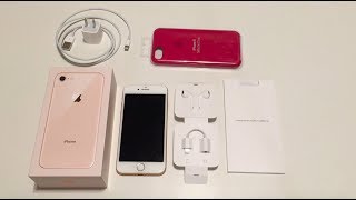 iPhone 8 Unboxing Gold [upl. by Adnovahs]