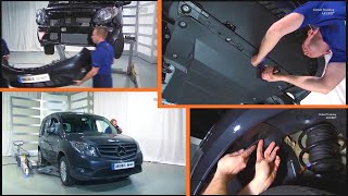 MercedesBenz Citan  Stoßfänger vorne aus einbauen  Anleitung amp Tipps  W415 [upl. by Kayle999]