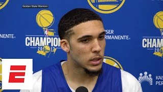 FULL LiAngelo Ball on Warriors workout Lonzo LaMelo hes a lot taller UCLA more  ESPN [upl. by Aizatsana]