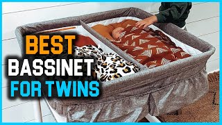 Top 4 Best Bassinet for Twins Review in 2024  Included Nightlight Vibration Soothing amp Lullabies [upl. by Loralee228]