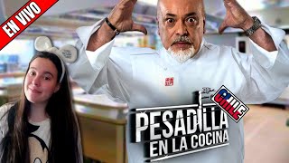 ESPAÑOLA REACCIONA a PESADILLA en la COCINA quotel bodegón del marquot  EN VIVO [upl. by Persse]