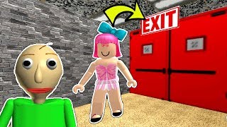 Roblox ESCAPE BALDIS SCHOOL [upl. by Martina]