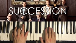 How To Play  SUCCESSION  Theme Song PIANO TUTORIAL LESSON [upl. by Rramal]