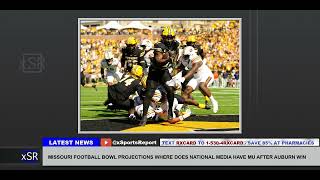 Missouri Football Bowl Projections Where Does National Media Have Mu After Auburn Win [upl. by Anyr]