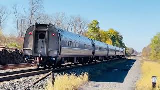 Amtrak 63 with 119 going through the Bolivar area with a horn show [upl. by Ymaj161]