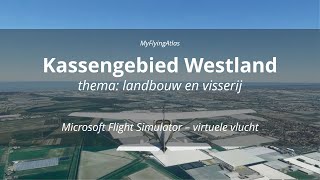 Kassengebied Westland in provincie ZuidHolland  landbouw en visserij  Microsoft Flight Simulator [upl. by Ahsilra]