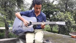 Allare Jovan Bipul Chettri Guitar Solo Cover [upl. by Adigirb301]