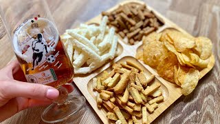 Filling platter with chips and snacks 🍟 ASMR  Oddly satisfying  no talking [upl. by Eldreda723]