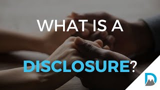 What is a disclosure [upl. by Eob]