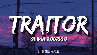 Olivia Rodrigo  quotTRAITORquot Lyrics [upl. by Kcirded]