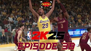 TOWERING CONTRACTS GAME 33 vs CAVALIERS  NBA 2K25 MyCareer Episode 38 [upl. by Aruol]