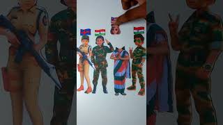 America 🇺🇸 India 🇮🇳 Iceland 🇮🇸  🇮🇳 Independence Day Drawing shorts art ashortaday [upl. by Costin547]