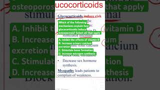 Glucocorticoids induce osteoporosis [upl. by Elwina]