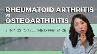 Osteoarthritis vs Rheumatoid arthritis 3 Things to tell the difference [upl. by Gardiner]