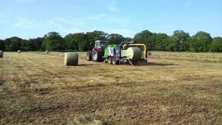 Rundballensilage herstellen [upl. by Cesare]