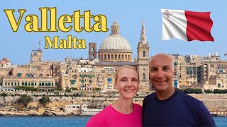 Walking the Streets of Valletta  Our Valletta MALTA Walking Tour  Malta VLOG [upl. by Nasas755]