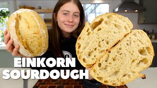 Easy Peasy Einkorn Sourdough [upl. by Nosnarb]