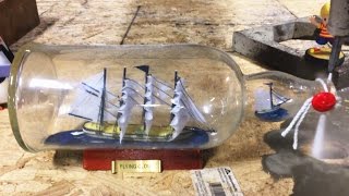 Ship In A Bottle vs 60000 PSI Waterjet [upl. by Mauldon694]