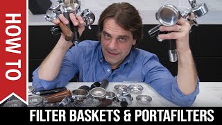 How To Espresso Filter Baskets and Portafilters [upl. by Saibot]