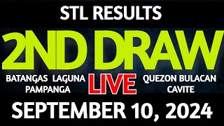 Stl Result Today 2nd draw September 10 2024 STL Batangas Live [upl. by Stilu]