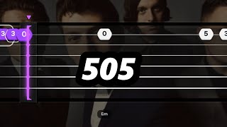 505  Arctic Monkeys Easy Guitar Tabs amp chords Tutorial [upl. by Sutniuq]