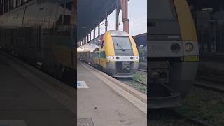 SNCF Départ dun AGC ChampagneArdenne à Strasbourg vers Saverne voie 5 ter music viral sncf [upl. by Yetnom]