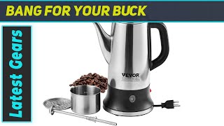 12Cup Electric Percolator Coffee Pot by VEVOR The Ultimate Guide to Brewing the Best Morning [upl. by Alfi]