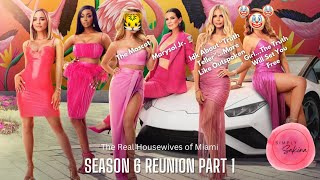 The Real Housewives of Miami Review  Season 6 Episode  Reunion Part 1 [upl. by Zilvia599]