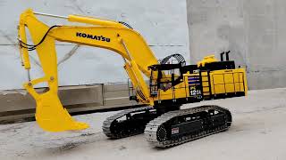 Testing the newly built Komatsu PC1250 18 excavator [upl. by Leakcim]