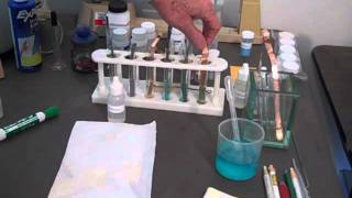 OxidationReduction Laboratory Experiment Demonstration [upl. by Heiskell]