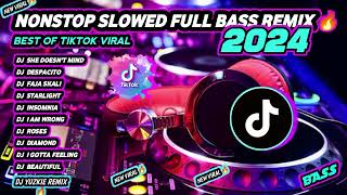 🔥NEW  NONSTOP REMIX LATEST TIKTOK VIRAL SLOWED FULL BASS REMIX 2024 [upl. by Nnylasor]