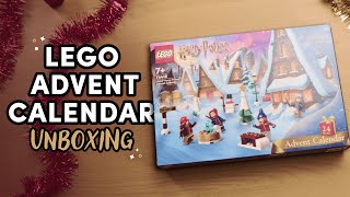 Unboxing The LEGO Harry Potter Advent Calendar [upl. by Oleusnoc]