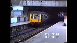 WEST MIDLAND DAY ROVER 30 MARCH 1991 CLASSES 90 87 86 56 47 DMUs NEIL HAYTON RAILWAY MEMORIES [upl. by Nived]